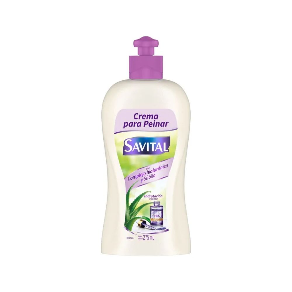 Savital Hyaluronic Complex Shampoo 510mL, Hyaluronic Complex Conditioner 490mL, Hyaluronic Complex Styling Cream 275mL (3 Pack)